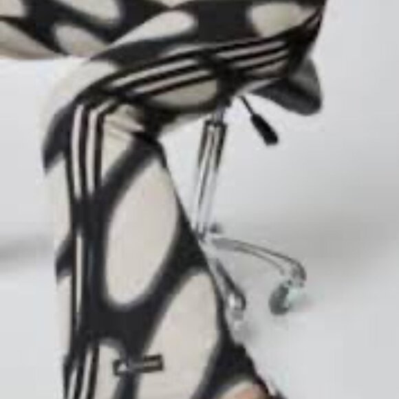 NEW ADIDAS X MARIMEKKO FUTURE ICONS FLARED STRIPED LEGGINGS TRACK PANTS SIZE XL - Picture 2 of 5